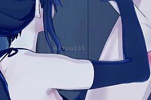 Mature New Employee With Big Tits Plays Seductive Game In 3D Anime.