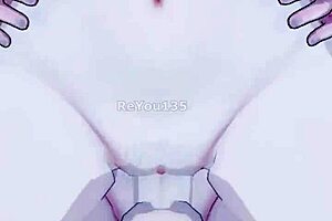 Mature New Employee With Big Tits Plays Seductive Game In 3D Anime.