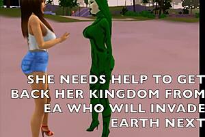 S3D Ep 15 Alien Monster Pussy Attack