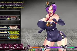 Thick white girl gets fucked hard in Karryn's prison - Part 6