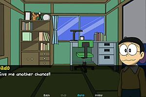 in the dickmon game, the milf character gets her cock sucked in this anime hentai part 2