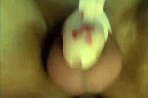 you ready for this sissy bouncing on that huge cock?