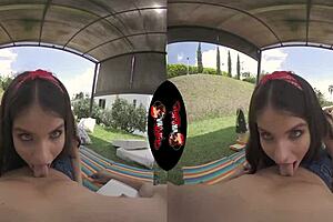 Sexy Cute Teen With Big Tits And Nipples Outdoors In High Definition