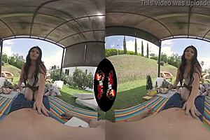 Sexy Cute Teen With Big Tits And Nipples Outdoors In High Definition