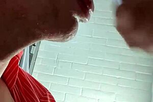 Gay rimming with choking and deep throating