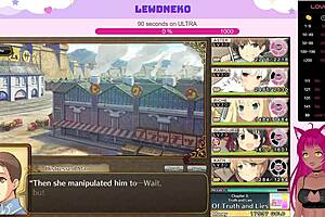 Vtuber Lewdneko Plays Evenicle Part 15 With Intense Hentai Action!