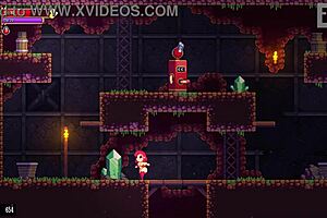 i-i'm scarlet maiden, getting futanari blowjob at gloryhole in caves... oops