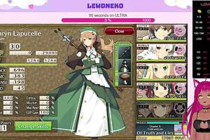 Vtuber Lewdneko Plays Evenicle Part 15 With Intense Hentai Action!