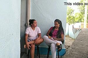 She Interviews Me, Then I Fuck Her At My Door!