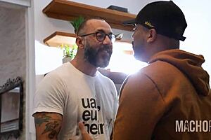 Caught cheating in the kitchen? Watch the cuckold payback with monster cock