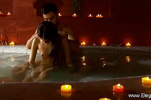 Erotic foot massage between Indian lovers