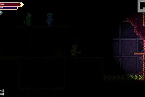 i-i'm scarlet maiden, getting futanari blowjob at gloryhole in caves... oops