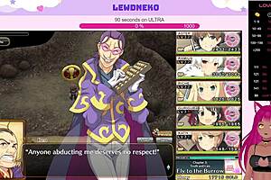 Vtuber Lewdneko Plays Evenicle Part 15 With Intense Hentai Action!