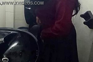 Homemade Video Captures School Bathroom Fucking, Cum Dripping From Asshole After Intense Session.