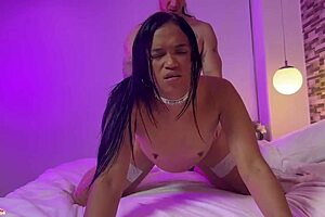 In this trailer, the piss-drinking queen tries to twist and savor a donut cummed/slammed