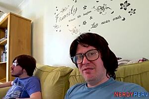 yorkshire nerd tricked into getting blowjob from chubby brits 😏