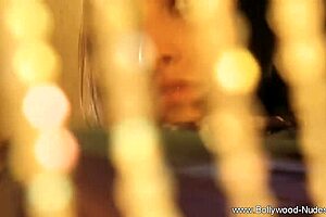 Brunette Teases In Bollywood Dance, Ripping Clothes For Nude Striptease