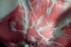 Wow, oily wife spreads ass and gets fucked messily!