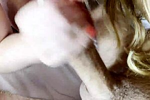 Was the maid watching Busty BBW MILF give a steamy blowjob and ride like a cowgirl?