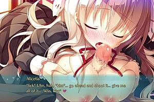 in primal hearts 2, she gives blowjob and gets creampie