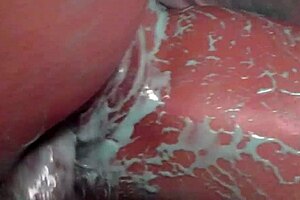 Wow, oily wife spreads ass and gets fucked messily!