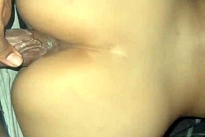Before work, black beauty takes a hard pounding