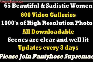 eagertoplease trailer with blonde feet domination in pantyhose