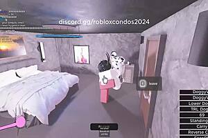 Random girls are having sex in Roblox game