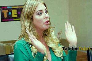 slutty student's stepmom seduces the principal.