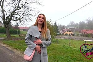 Jessie Fucks Beautiful Marie Before Getting Roughly Fucked in Group Threesome