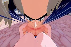 Play and experience a 3D anime game where you can date Goku
