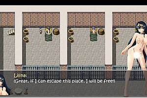 cursed armor - taken by bandits with big tits slave and cum