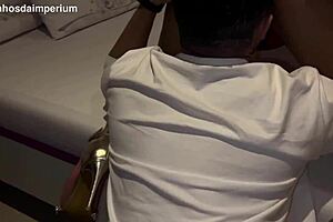 Girlfriend fucks guy after party!