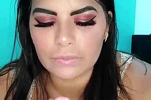 sheila ortega gives joi in spanish