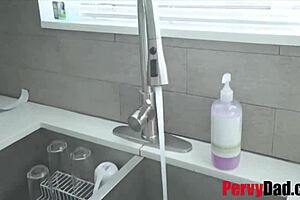 Step Brie Klein Sucks Cock For Allowance