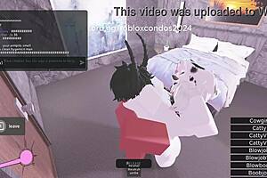 He fucks random girls in Roblox, pounding asses.