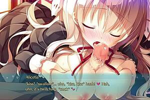 in primal hearts 2, she gives blowjob and gets creampie