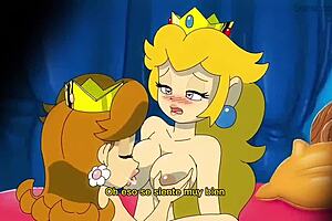 Peach and Daisy get sexy 😘