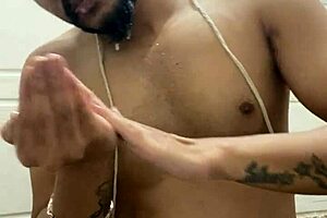 Put it in my face and swallow the cum from monster cock deepthroat