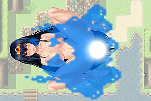 cursed armor - taken by bandits with big tits slave and cum