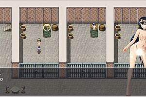 cursed armor - taken by bandits with big tits slave and cum