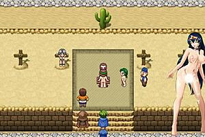 cursed armor - taken by bandits with big tits slave and cum