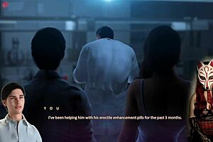 Gamer Girl In See-Through Bra Plays Game Outdoors