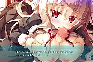 in primal hearts 2, she gives blowjob and gets creampie