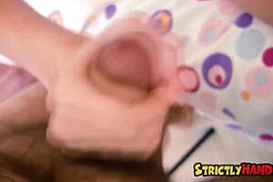 Blue-eyed blonde erika's teen steam erupts in handjob and masturbation