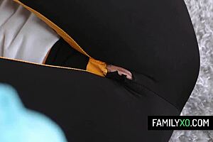 perv stepson stretching his blonde stepmom marie mccray in taboo sex