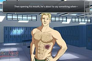 Alex Route stands out in this raunchy gay threeway