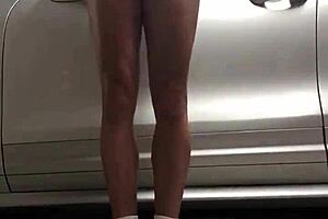 Spying on gay gym activities in the garage