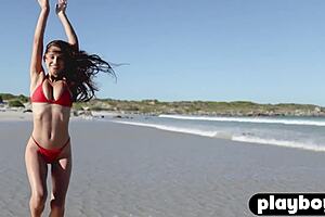 Petite milf model gloria sol shows her beautiful curvy body