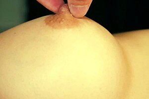 Look at this teacher's big tits and nipples in close up play